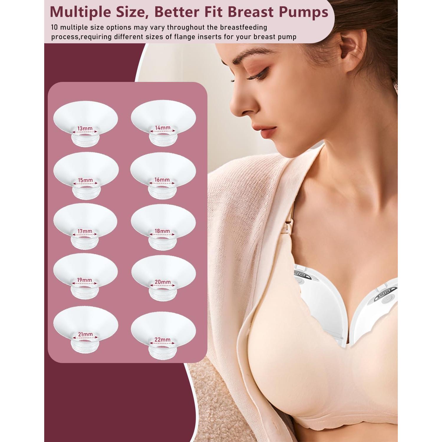 Insertos de Brida 2PCS 22mm IVARONAL para Extractores de Leche