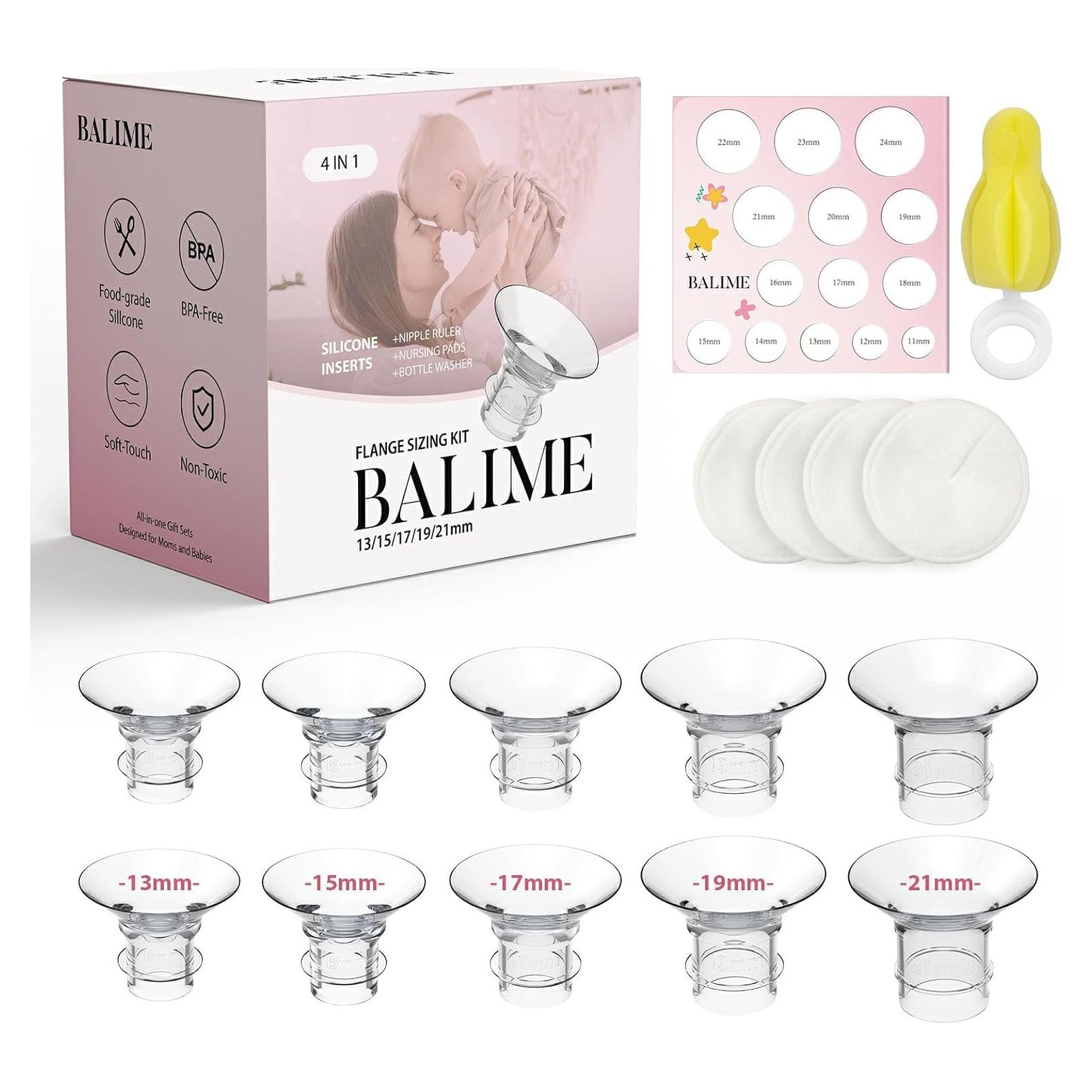 Kit de Insertos de Brida 10pcs BALIME + Almohadillas Lactancia