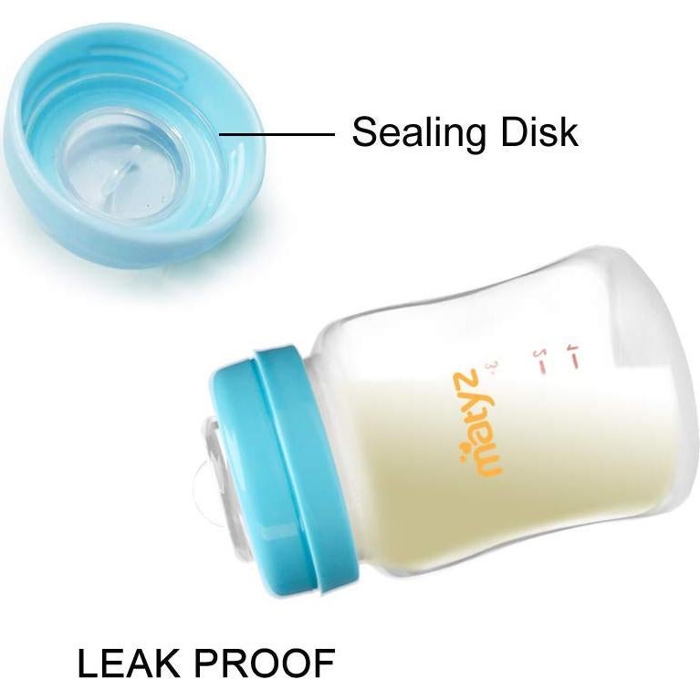 Matyz 4 Botellas Almacenamiento Leche Materna 170g Boca Ancha