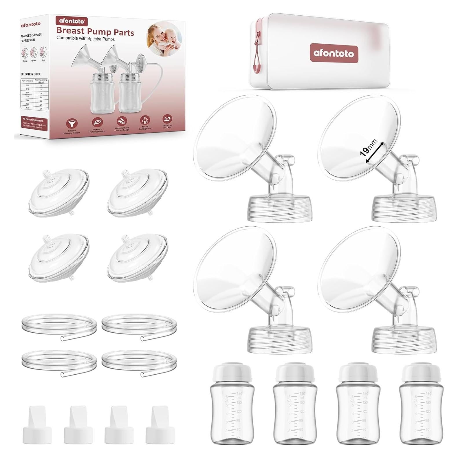 Piezas de bomba Spectra S1/S2/9 Plus - 4 Repuestos 19mm