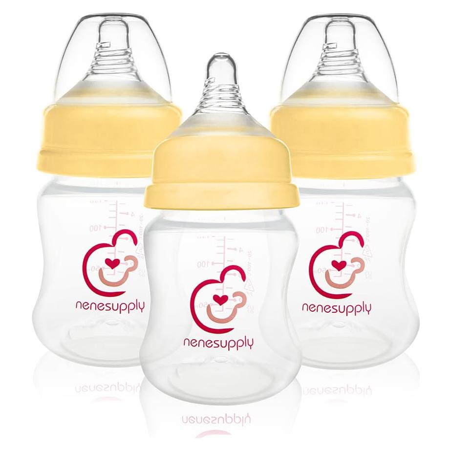 Botellas Nenesupply 4.7oz (140ml) Anti Cólico para Bebés
