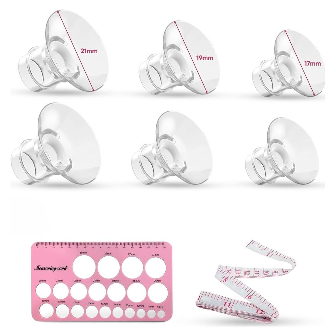 Insertos de Brida Silicona K-Replace4u TAQ 6 Piezas 17-21mm