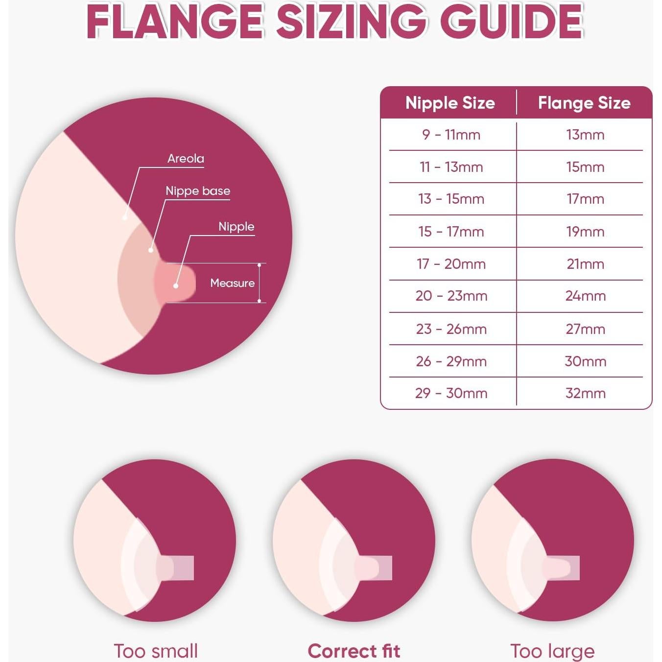 Insertos de Brida Silicona K-Replace4u TAQ 6 Piezas 17-21mm