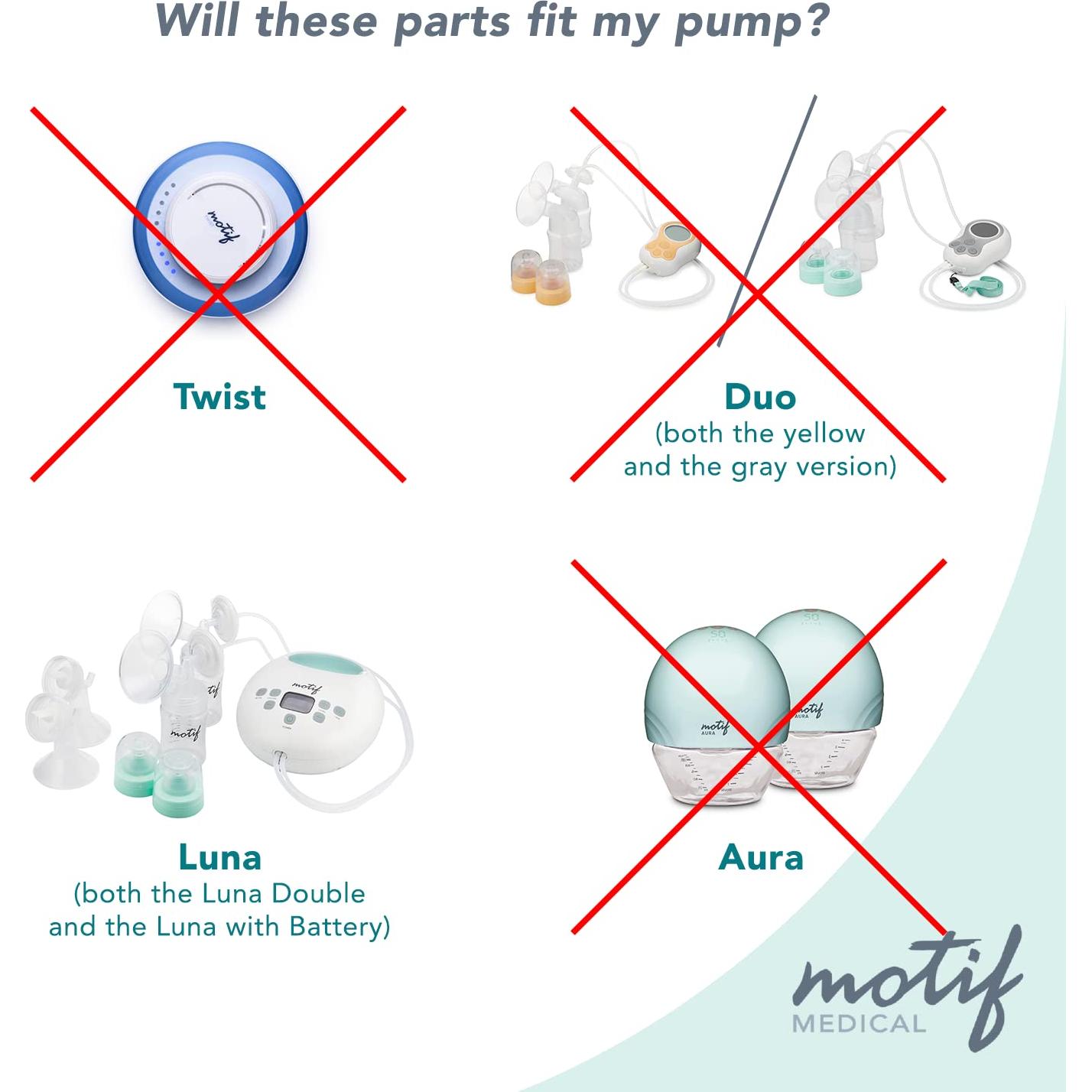 Botellas de Almacenamiento de Leche Materna Motif Medical - 2 Unidades 160 ml