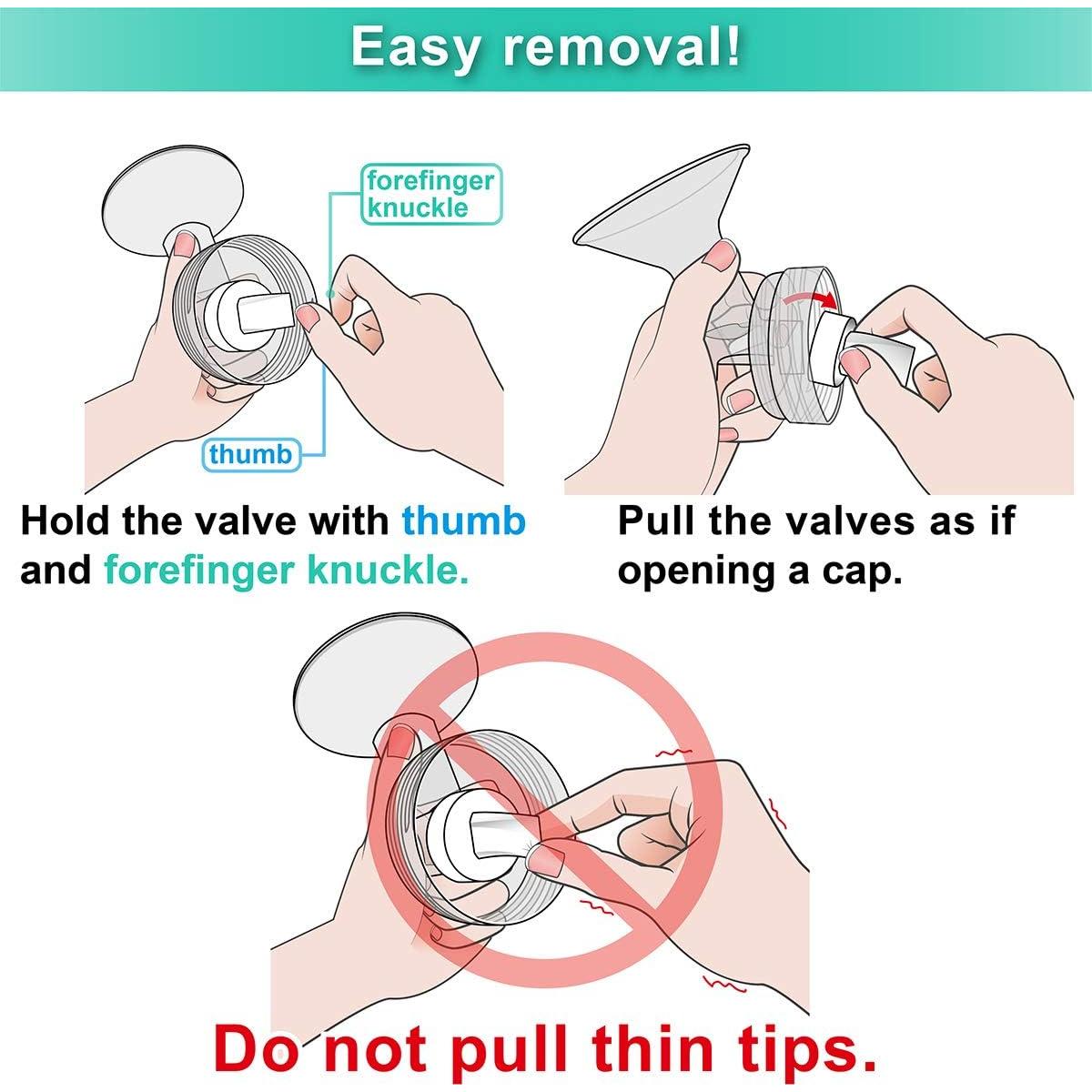Válvulas de Pico de Pato Nenesupply para Extractores Spectra - 6 Piezas
