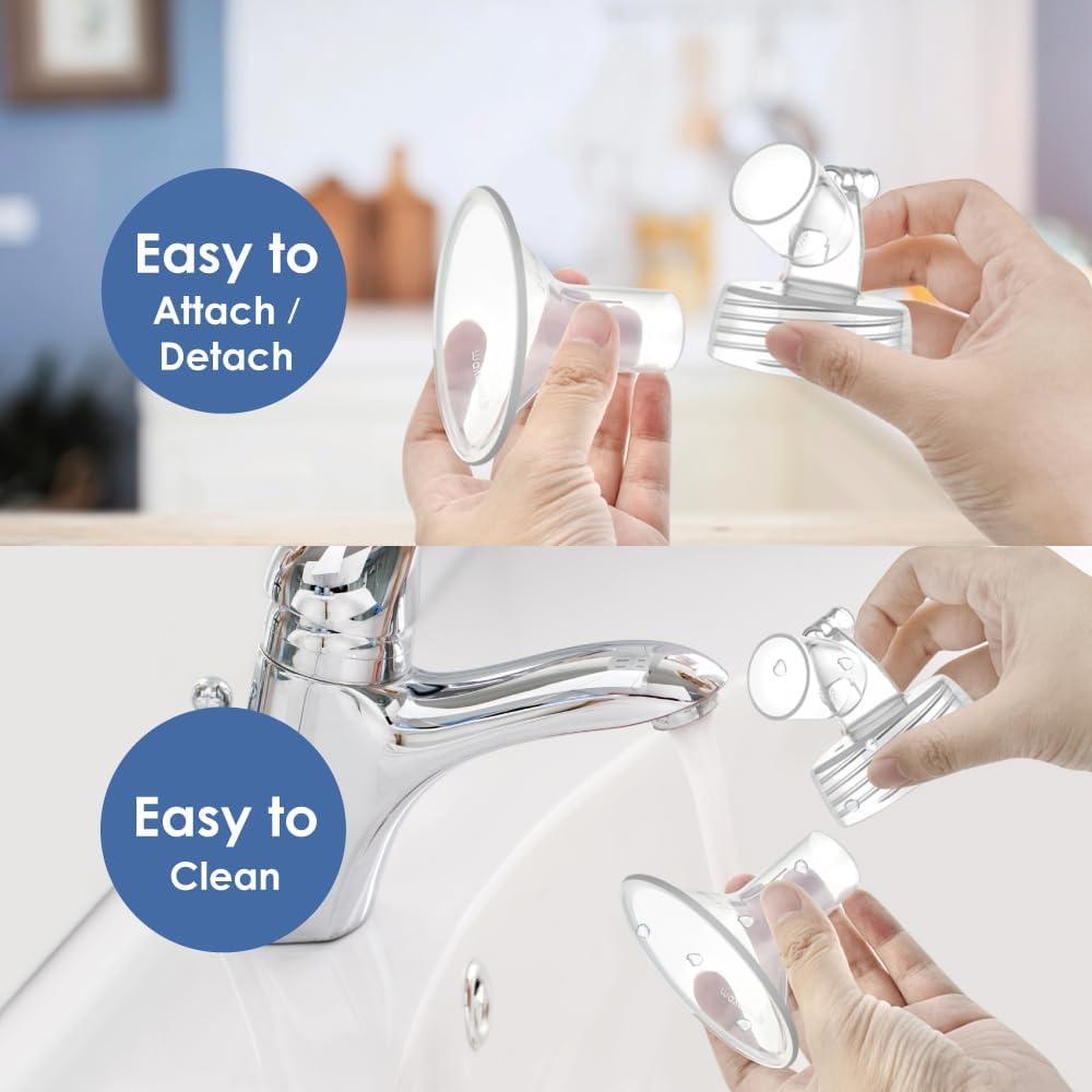 Conjunto de Flanges 24mm Maymom para Bomba Spectra S1/S2