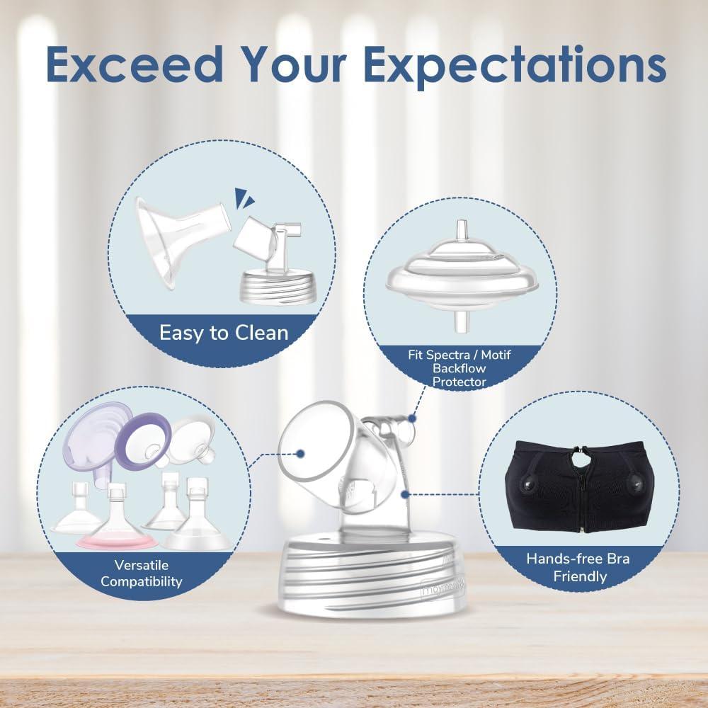 Conjunto de Flanges 24mm Maymom para Bomba Spectra S1/S2