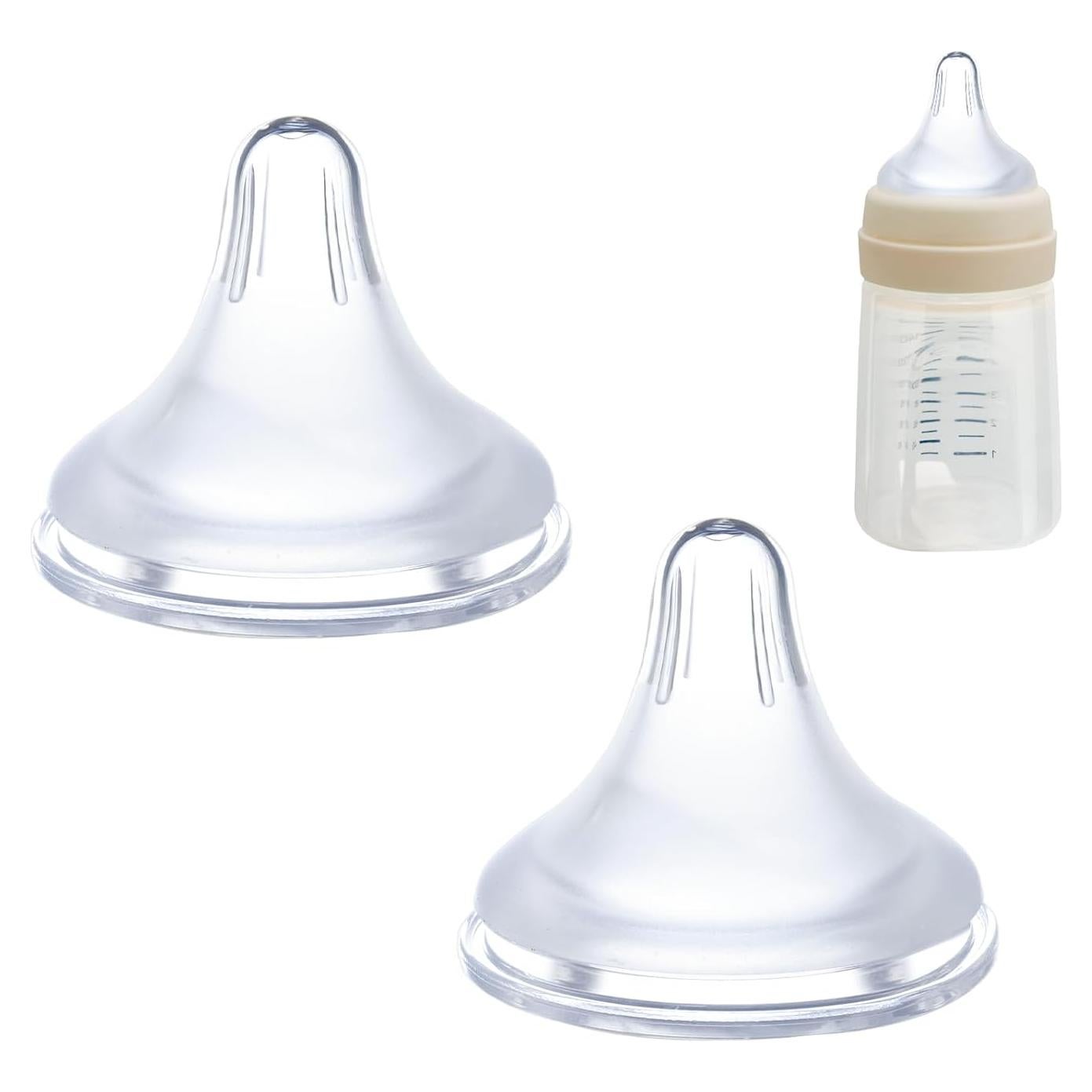 Chupetes de botella Spectra silicona suave 0-12 meses 2PCS