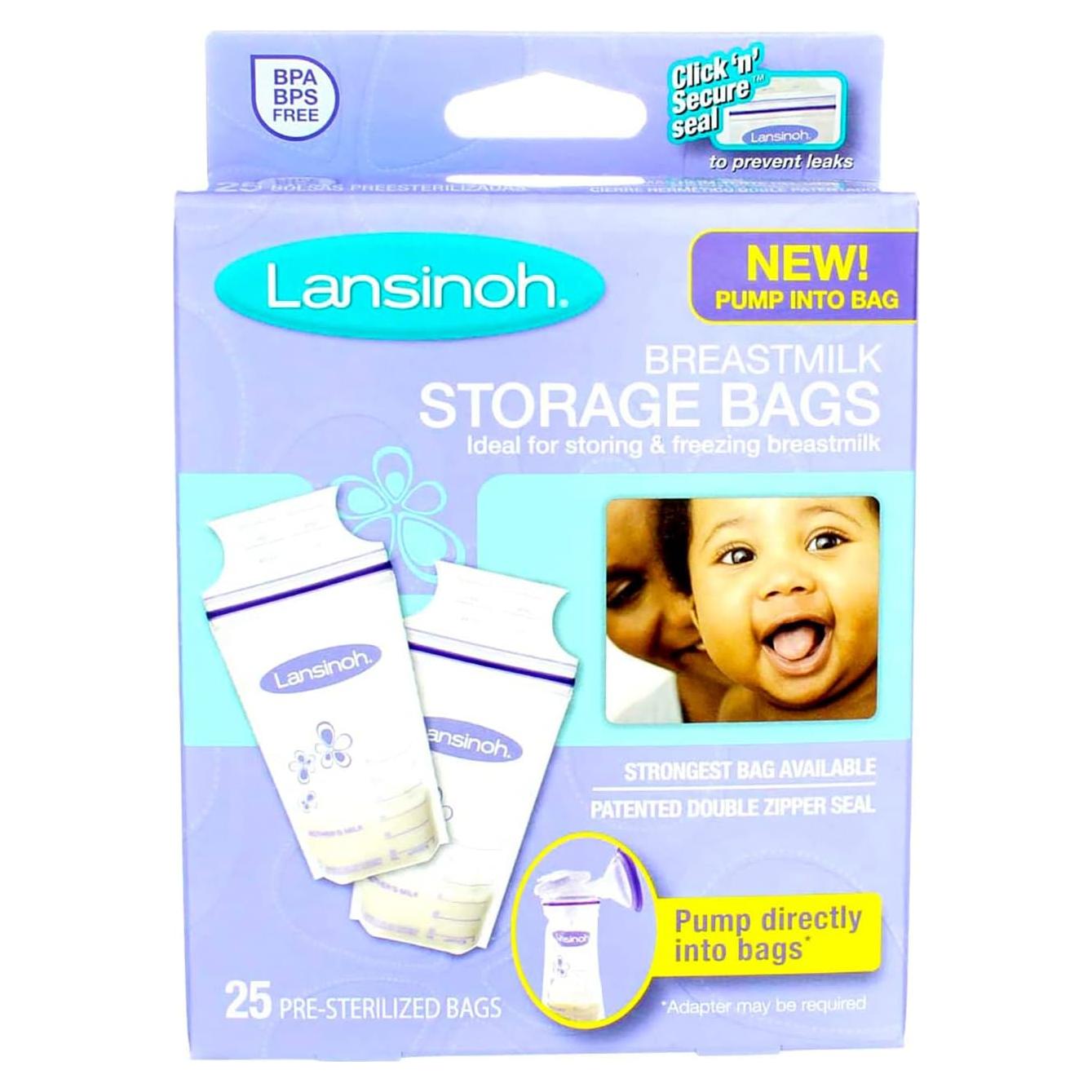 Bolsas de Almacenamiento de Leche Materna Lansinoh 50 Unidades