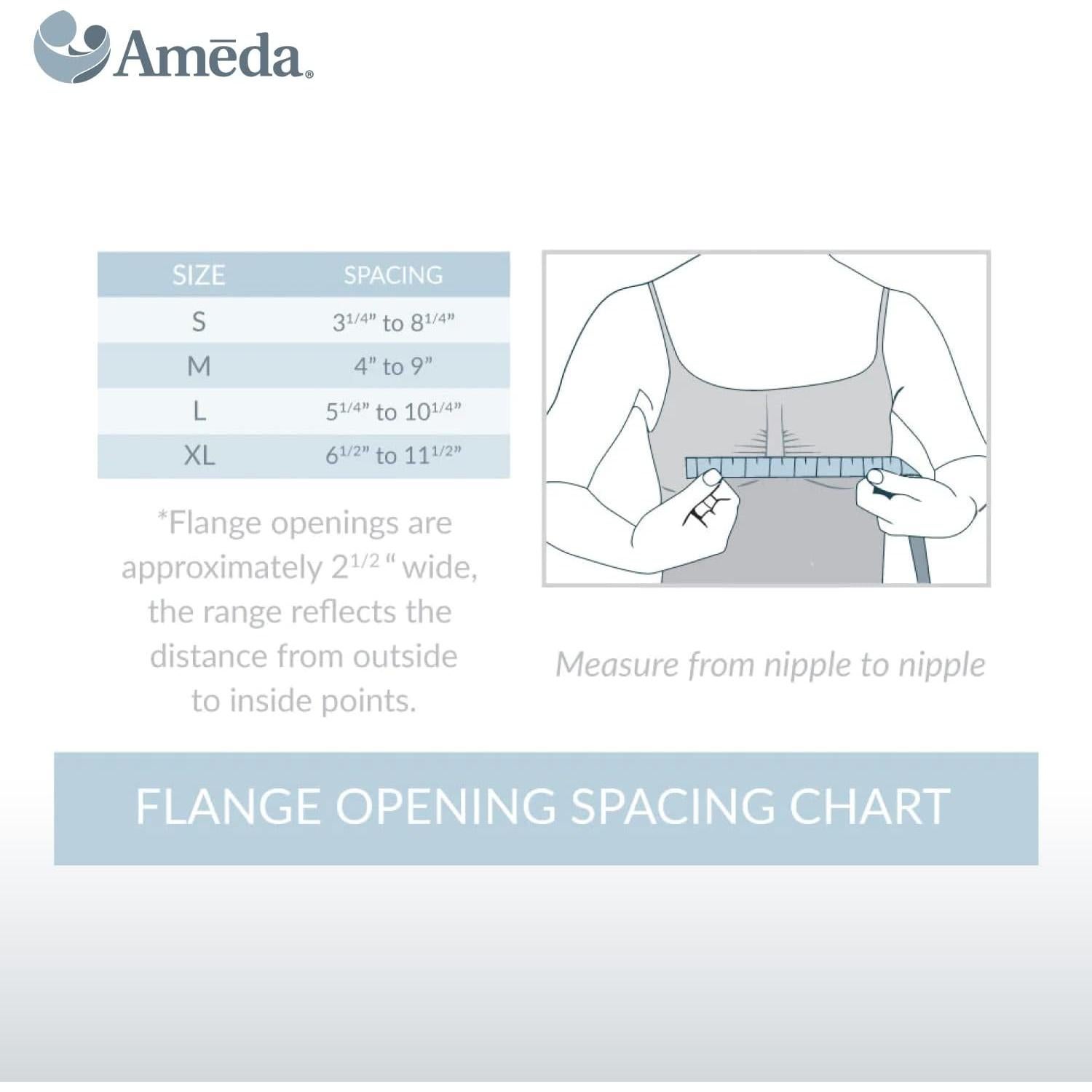 Sujetador de Extracción Manos Libres Ameda PumpEase X-Grande