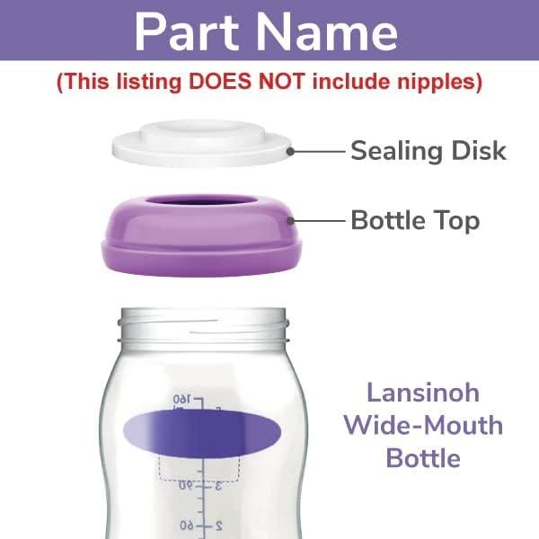 Maymom Tapa de Botella y Disco de Sellado Reescribible 6 Pzas