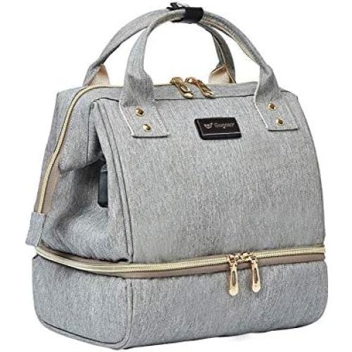 Bolsa para extractor de leche Gogoso gris, 25x24x17 cm