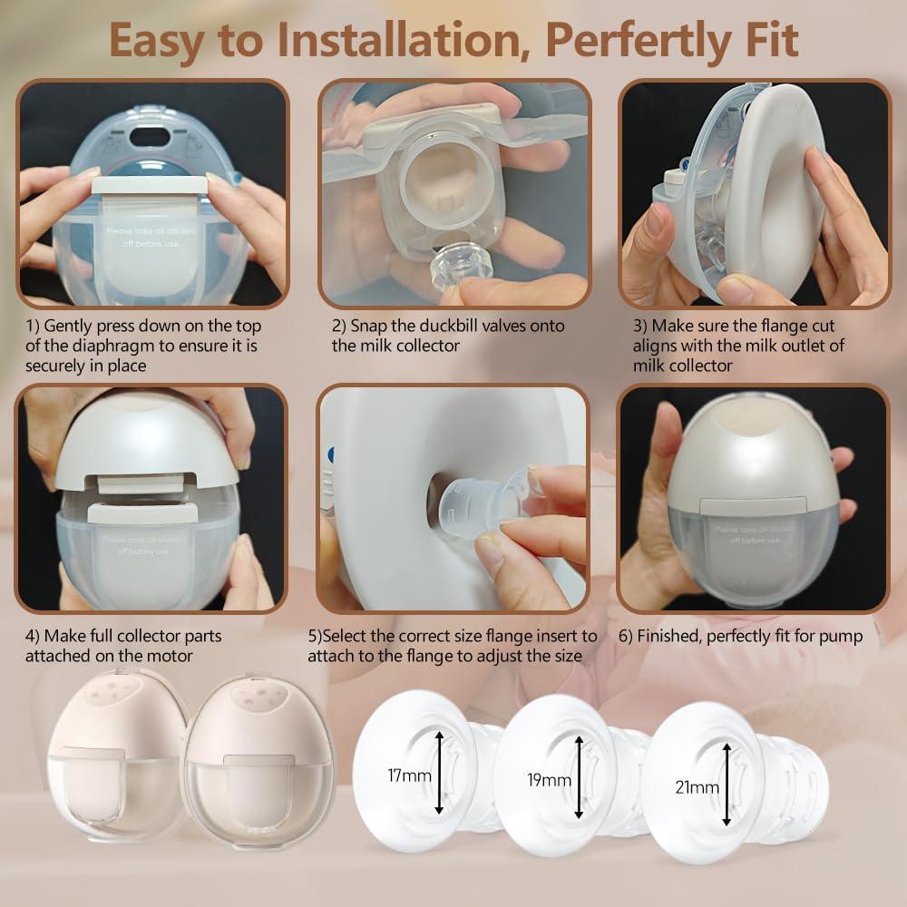 Inserto de Brida 21mm IVARONAL para Extractores de Leche