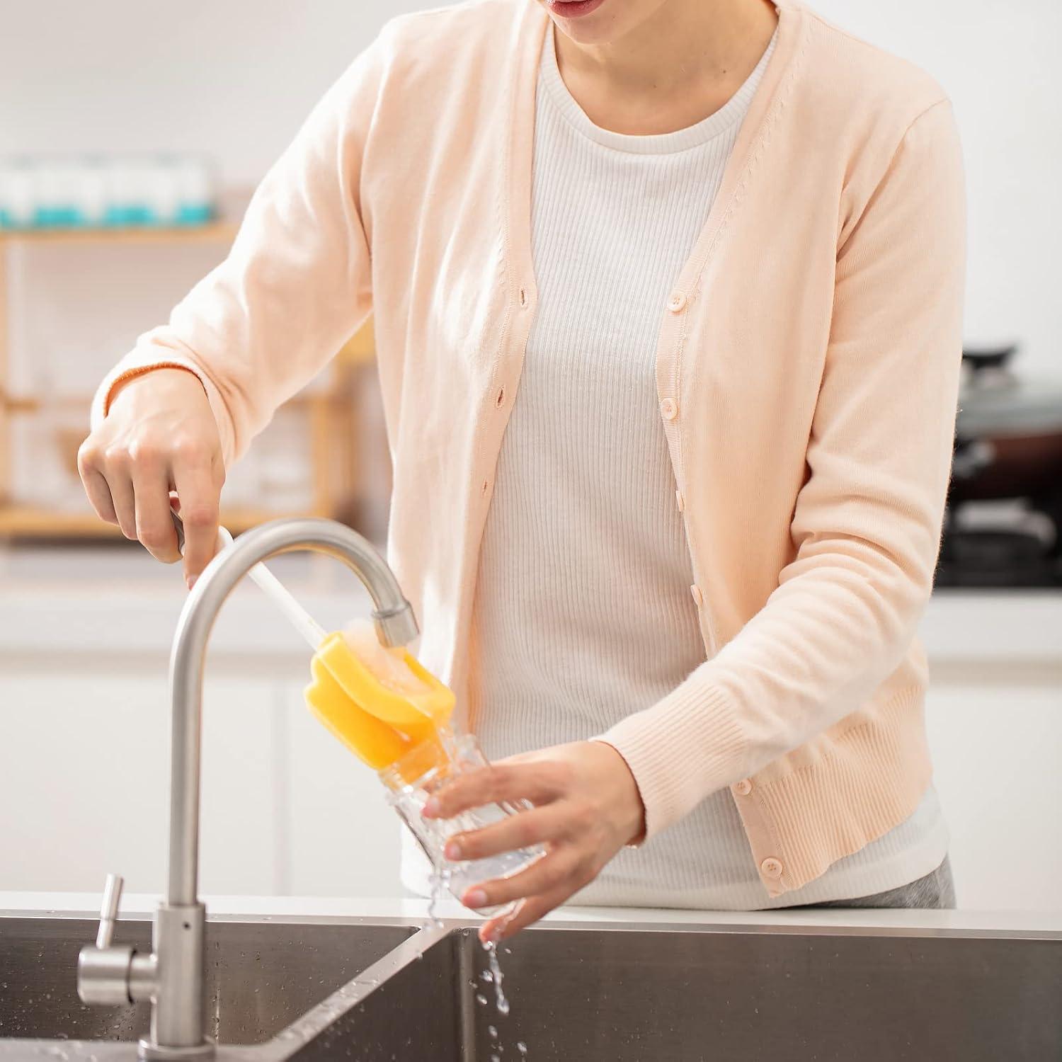 Juego de Biberones de Vidrio 4 Piezas Anti-Cólicos 0 Meses+