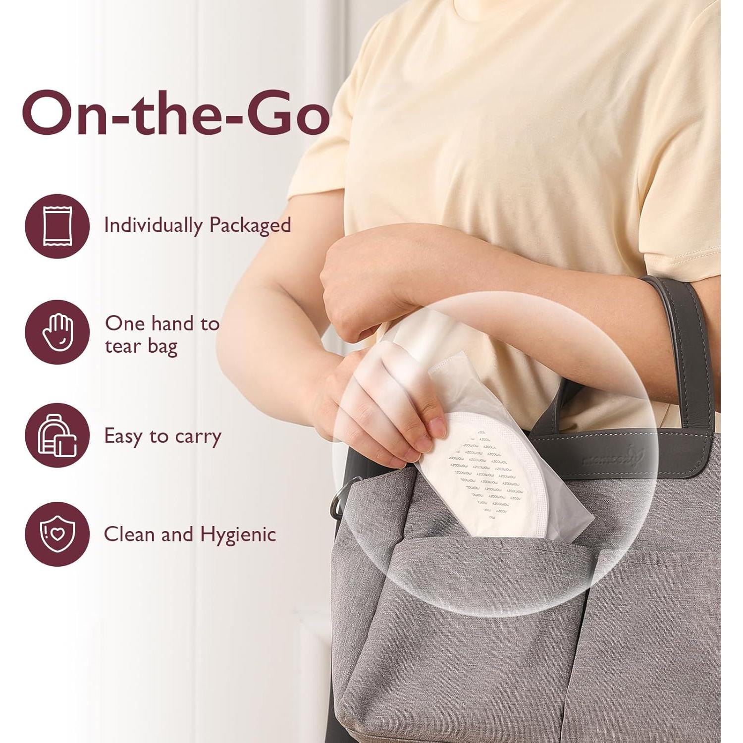 Almohadillas Desechables para Lactancia Momcozy 120 Unidades