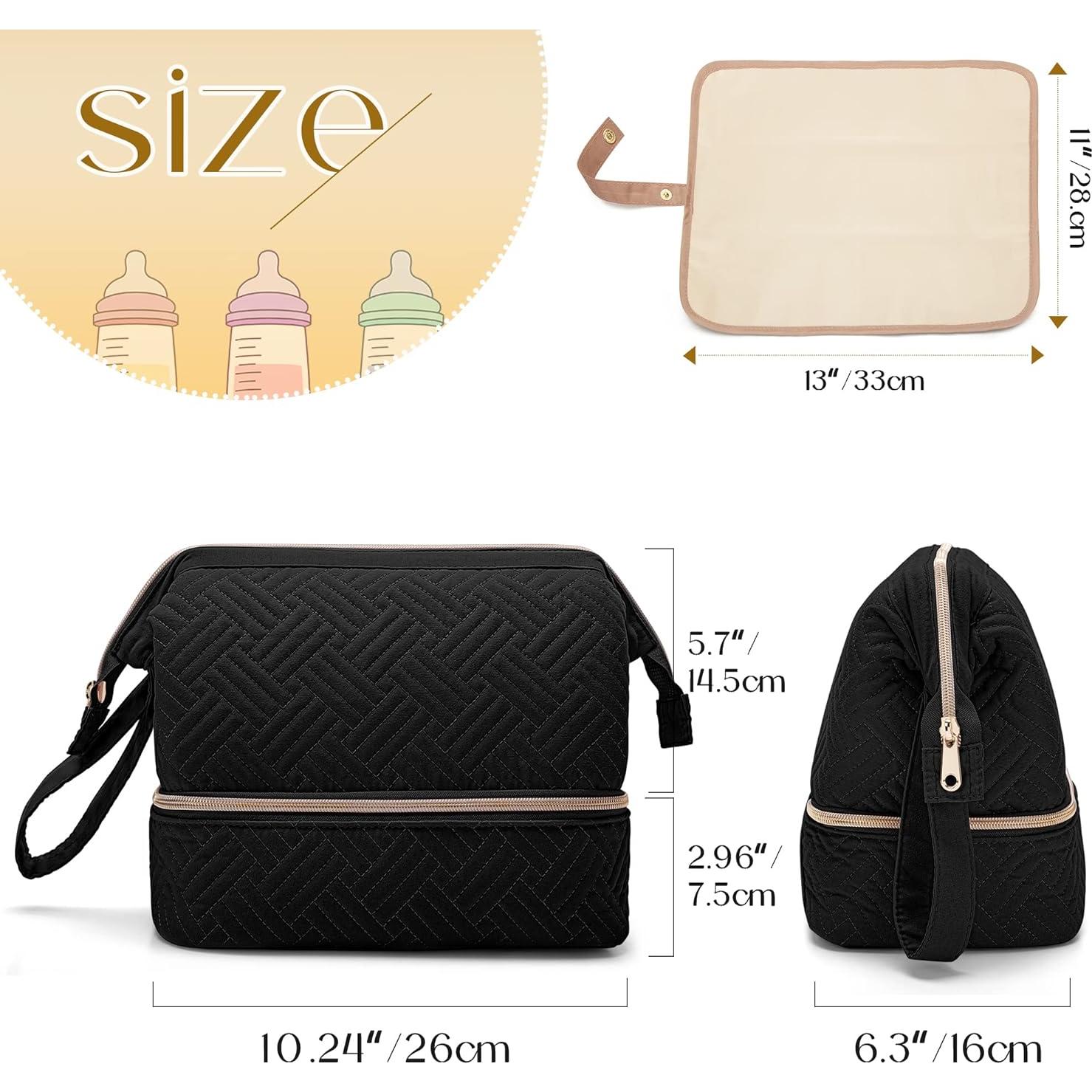 Bolsa de Transporte para Extractor de Leche Materna Fasrom - Negra