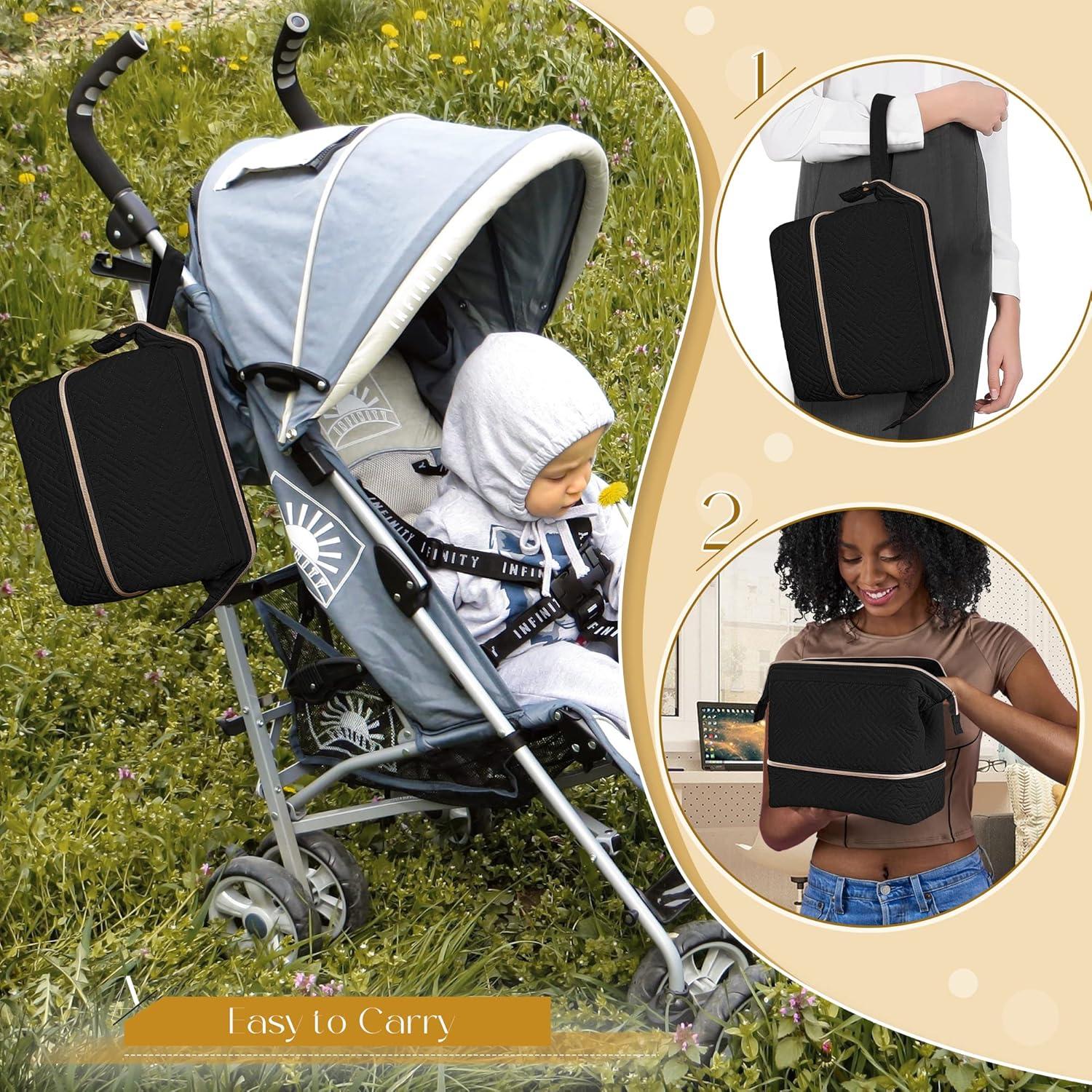 Bolsa de Transporte para Extractor de Leche Materna Fasrom - Negra