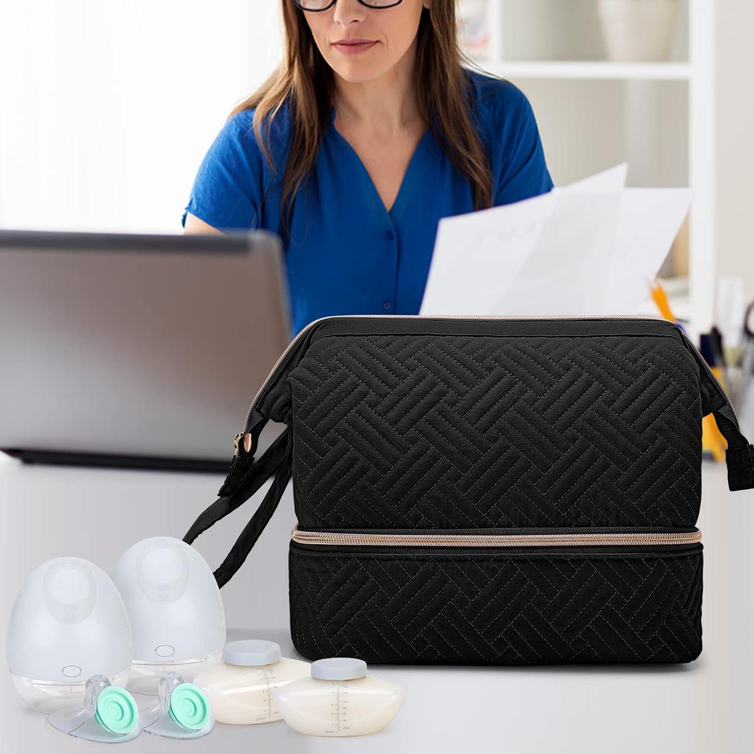 Bolsa de Transporte para Extractor de Leche Materna Fasrom - Negra