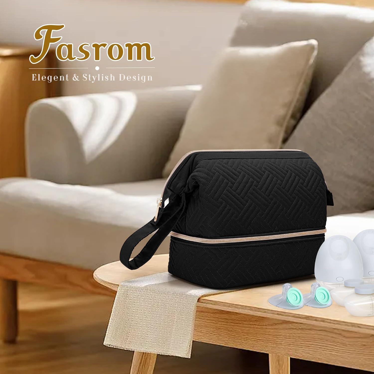 Bolsa de Transporte para Extractor de Leche Materna Fasrom - Negra