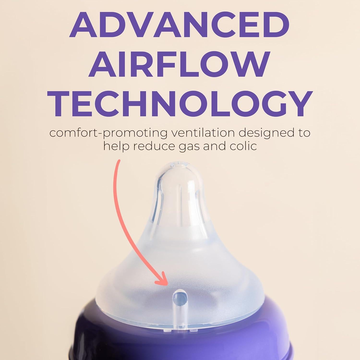 Chupetes Lansinoh NaturalWave - Silicona Suave, Flujo Lento, 2 Unidades