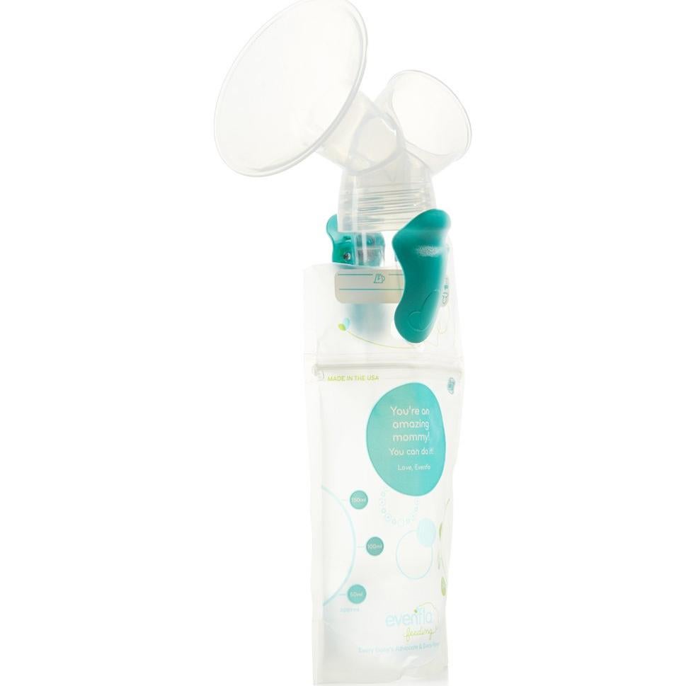 Adaptadores de bolsas de almacenamiento de leche Evenflo 2 unidades