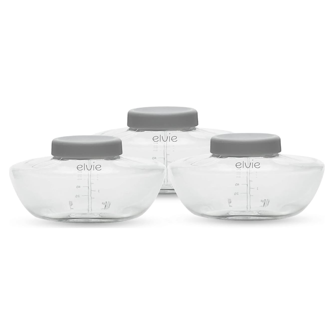 Botellas de Almacenamiento de Leche Materna Elvie - 3 Unidades - Libre de BPA