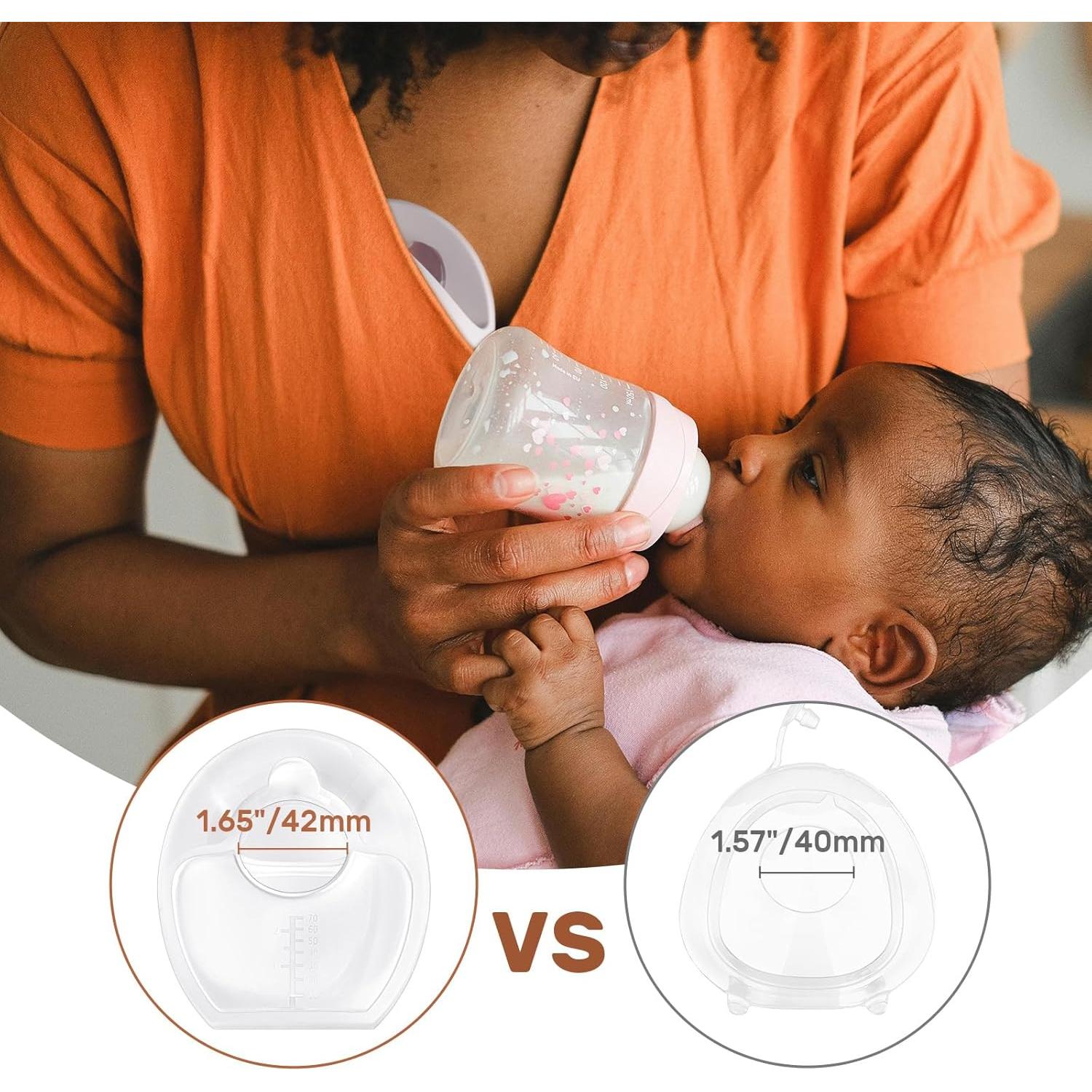 Colector de Leche Materna NCVI Silicona 70ml Reutilizable