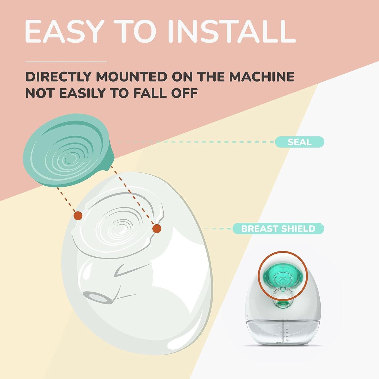 Sellos de bomba Elvie - Piezas de repuesto para extractor de leche