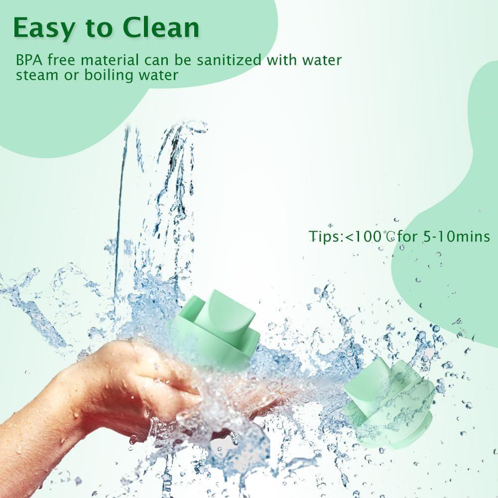 8 Válvulas de Pico de Pato IVARONAL para Sacaleches Elvie