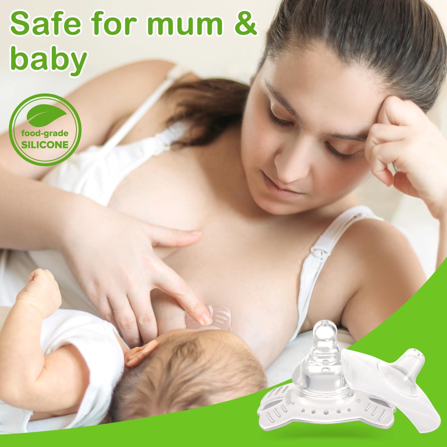 Protectores de Pezón Haakaa para Lactancia Ultra-Fino 2pc