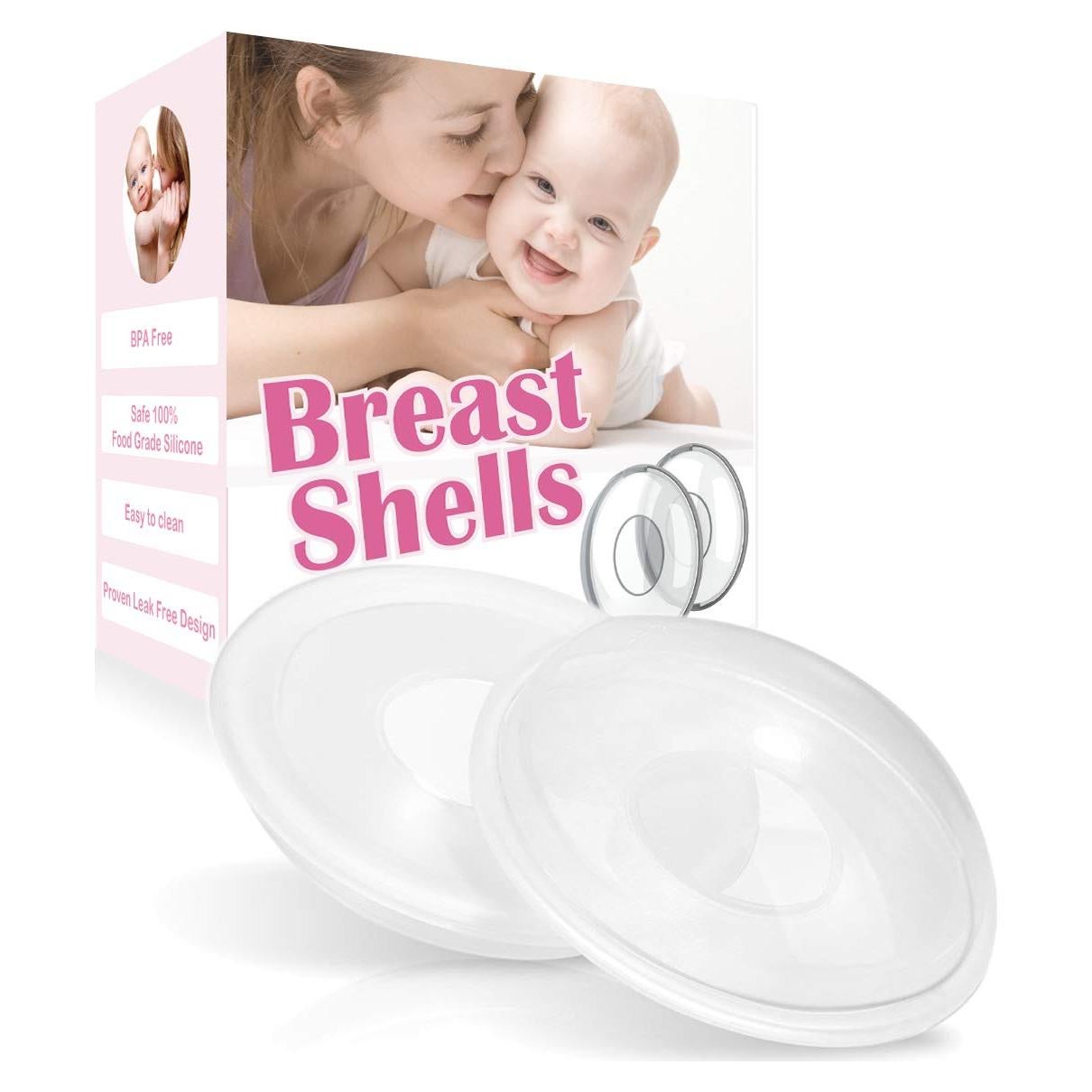 Conchas recolectoras de leche materna 2 unidades silicona sin BPA