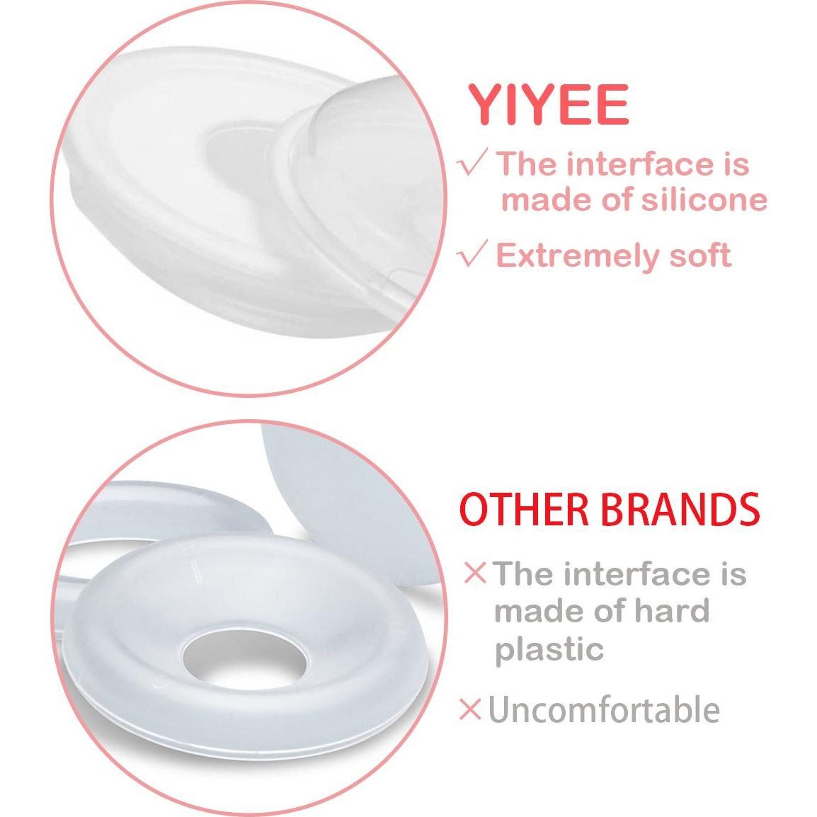 Conchas recolectoras de leche materna 2 unidades silicona sin BPA