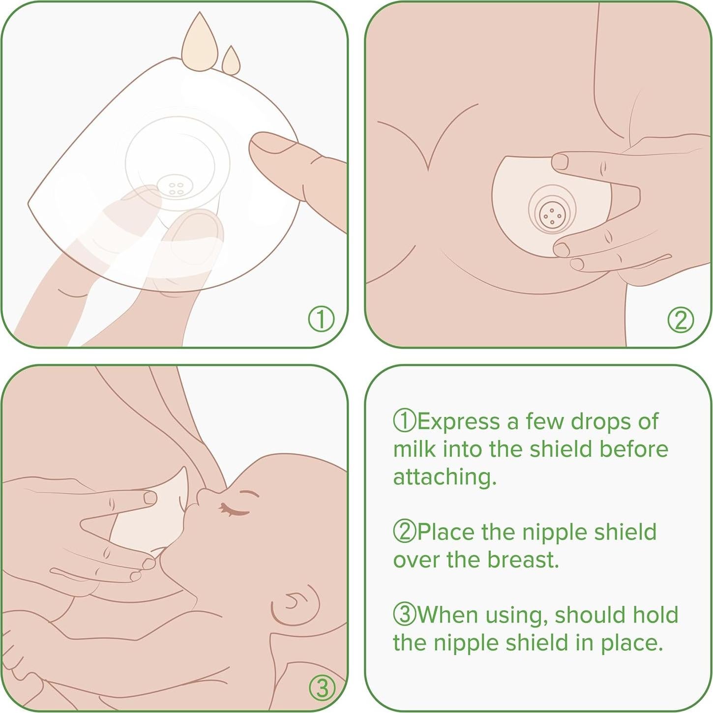 Protectores de Pezón Haakaa de Silicona Ultra Delgado 18mm 2pk