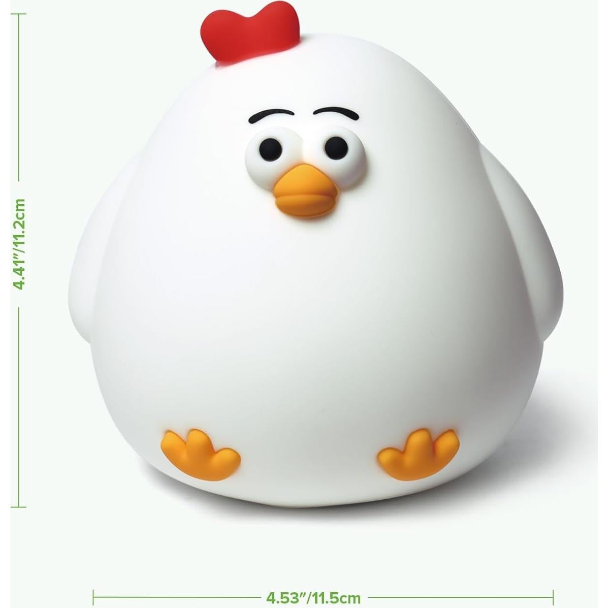 Luz Nocturna para Bebés Haakaa Pollo Silicona Recargable USB