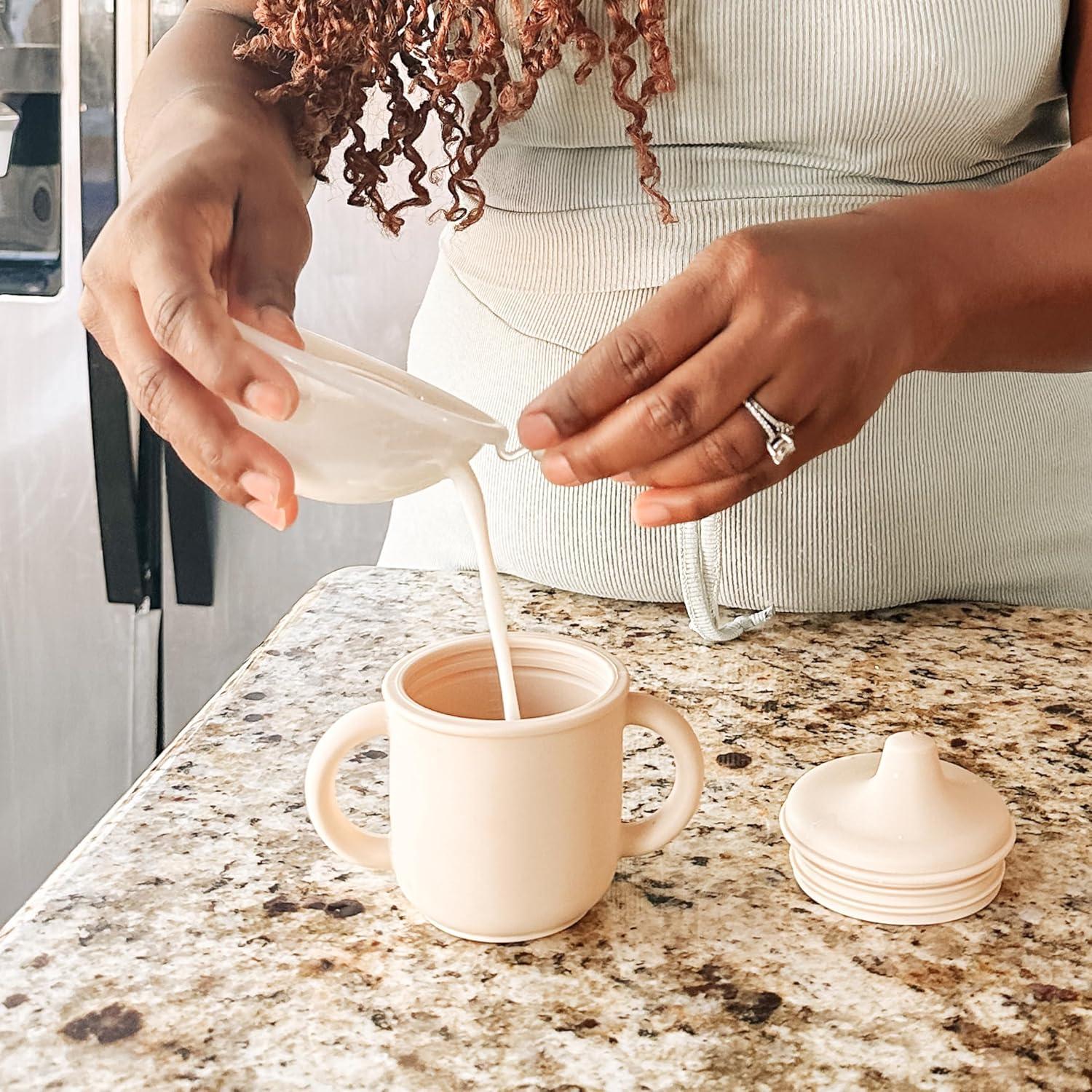 Tazas de Leche Catch-All Willow, Paquete de 2, Silicona BPA Free