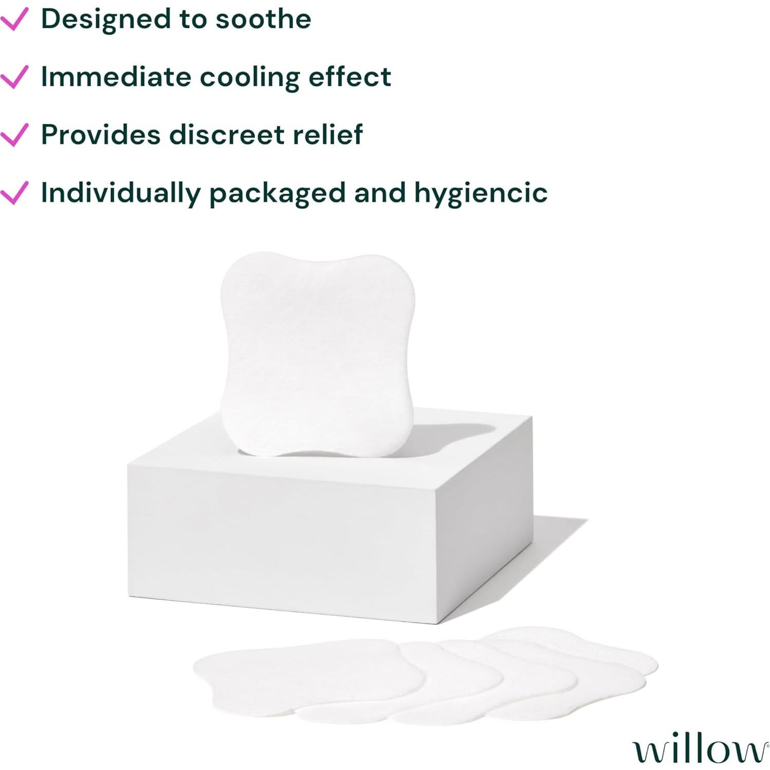Almohadillas de Gel Refrigerante Willow para Pezones - 6 Unidades