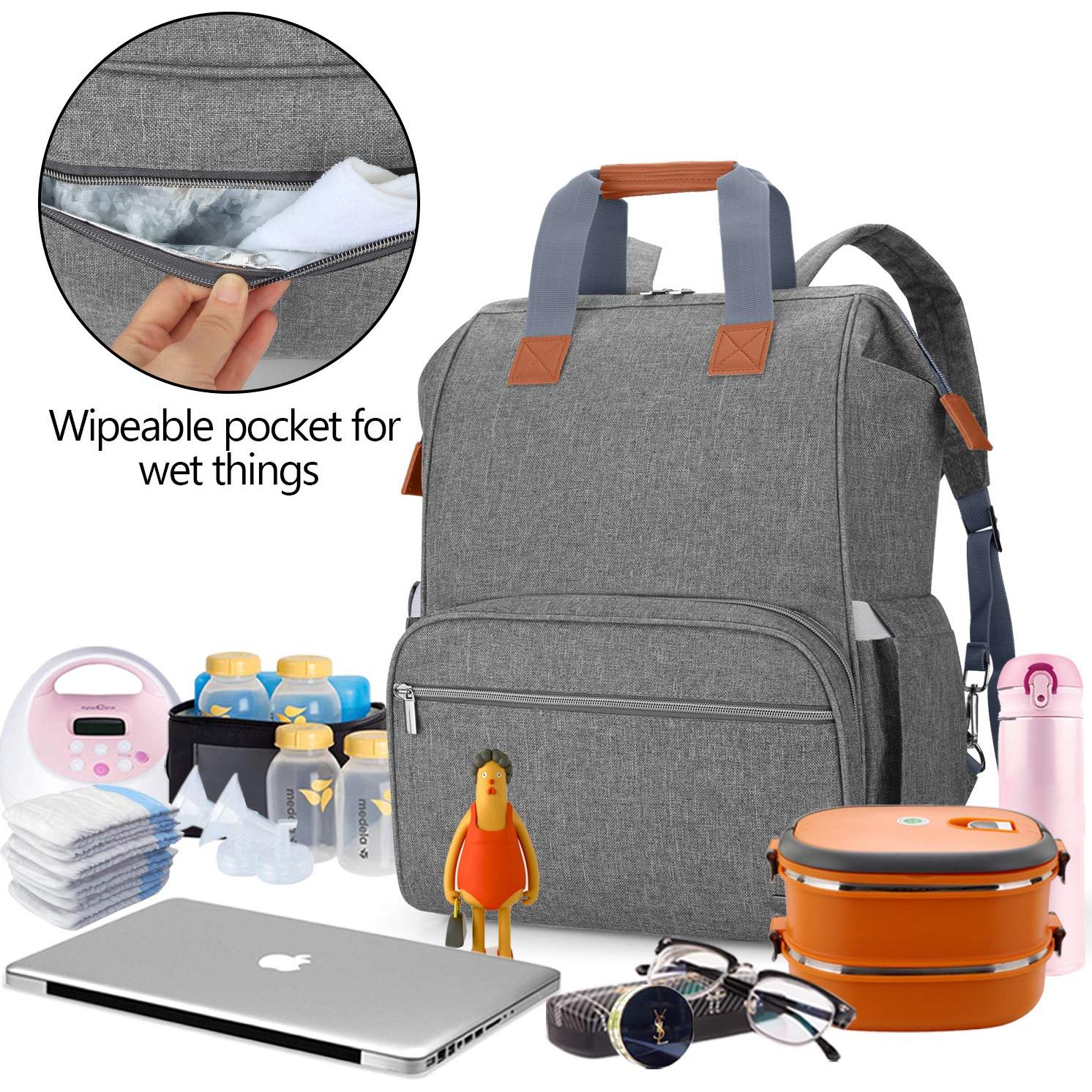 Bolsa Mochila Extractor de Leche Teamoy Gris - Compatible con Spectra y Medela