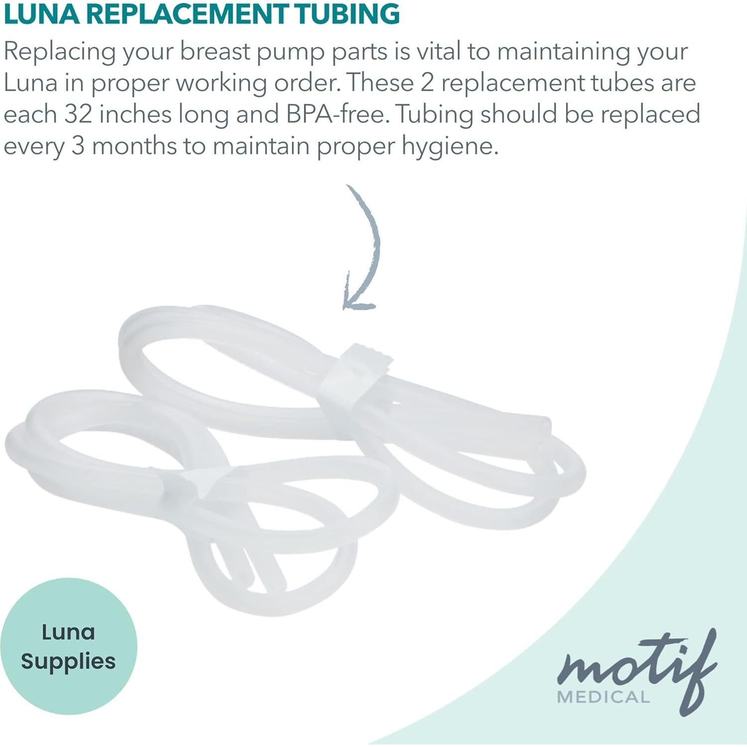 Tubería de Reemplazo Motif Medical para Extractor Luna - 81.3 cm