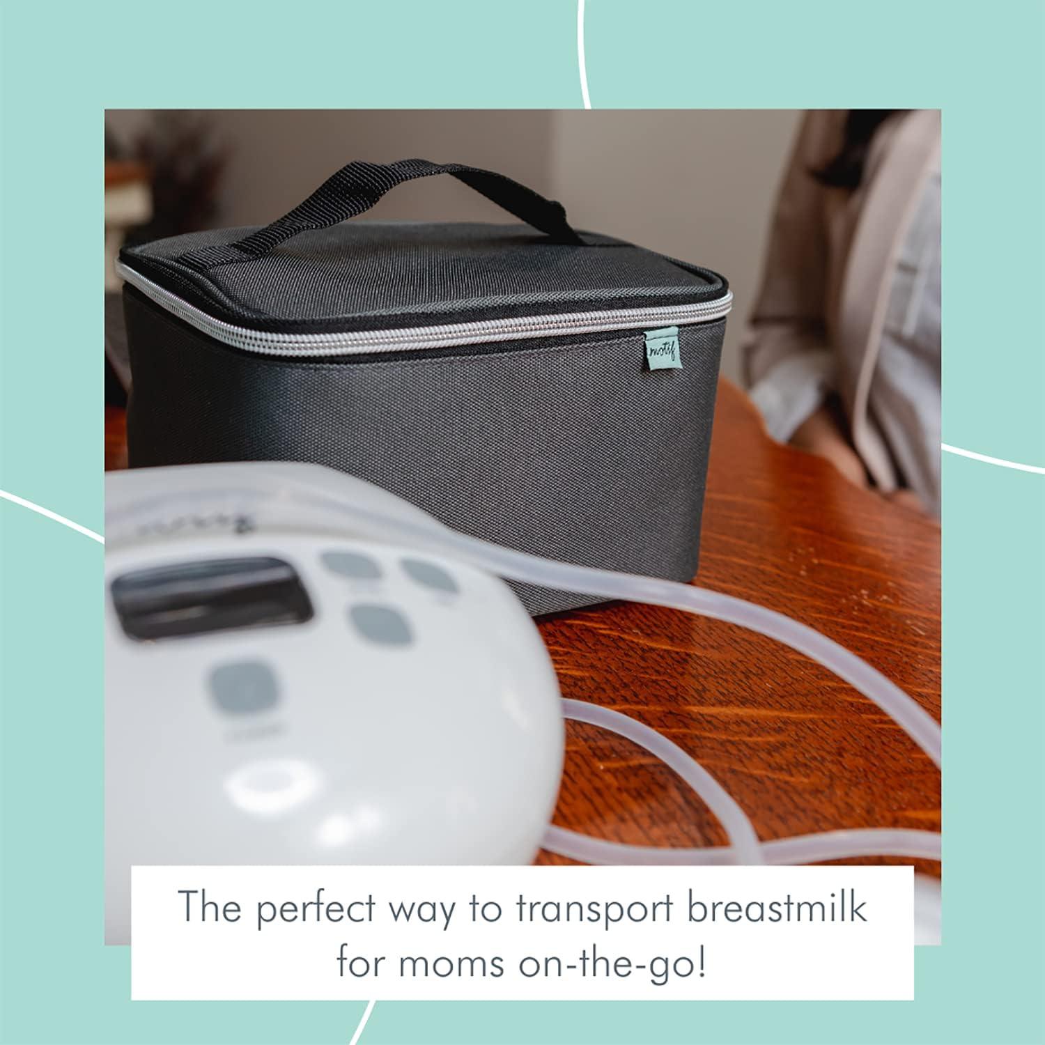 Conjunto Enfriador de Leche Materna Motif Medical Luna - Aislada, 2 Contenedores