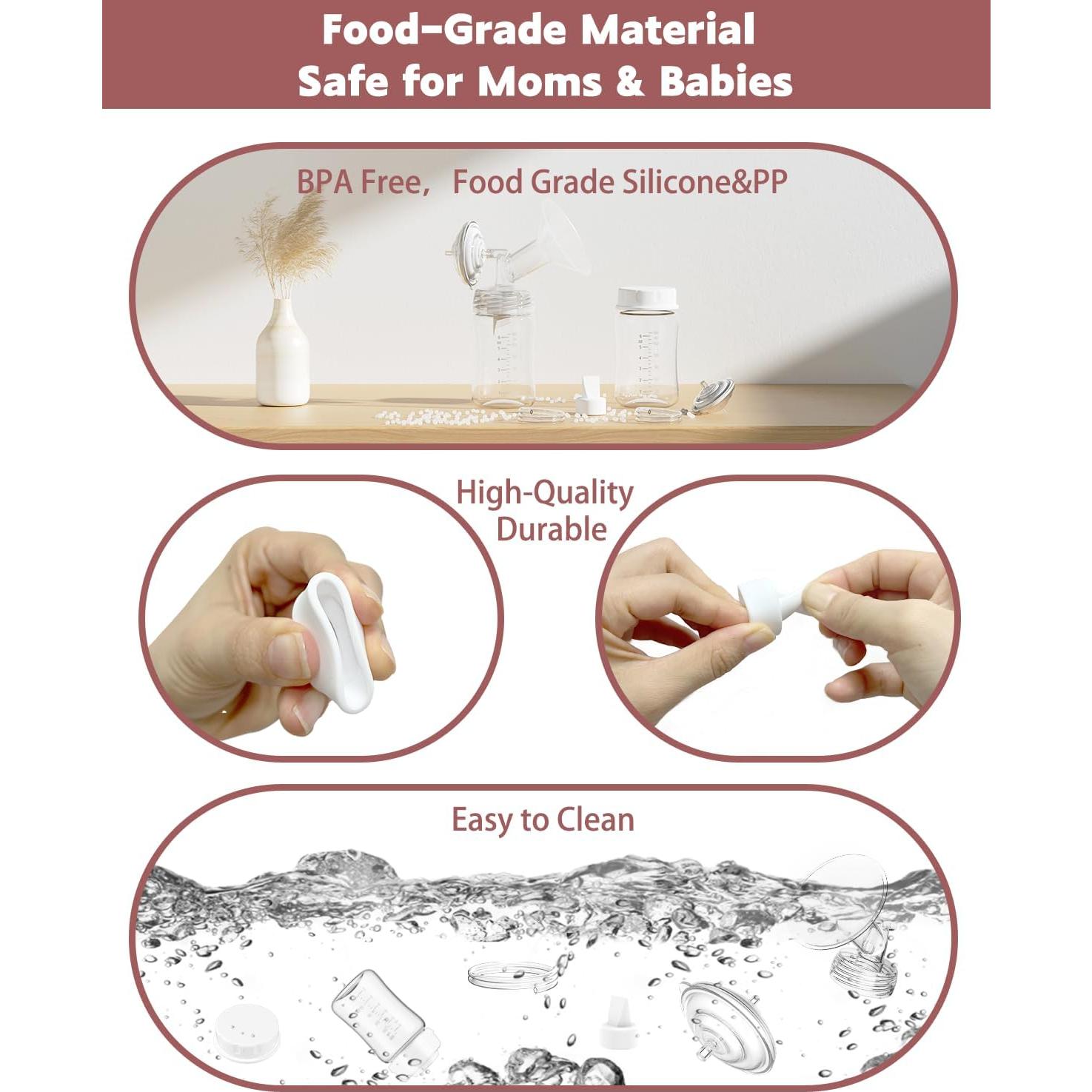 Kit de Piezas de Bomba de Pecho IVARONAL 4 Paquetes 22mm