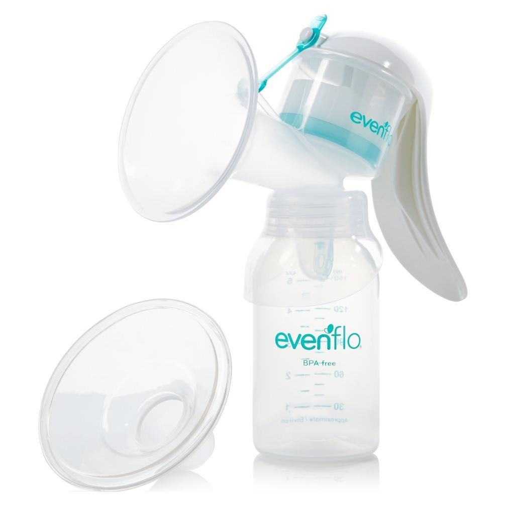 Bomba de Pecho Manual Evenflo 5oz Silicona Portátil