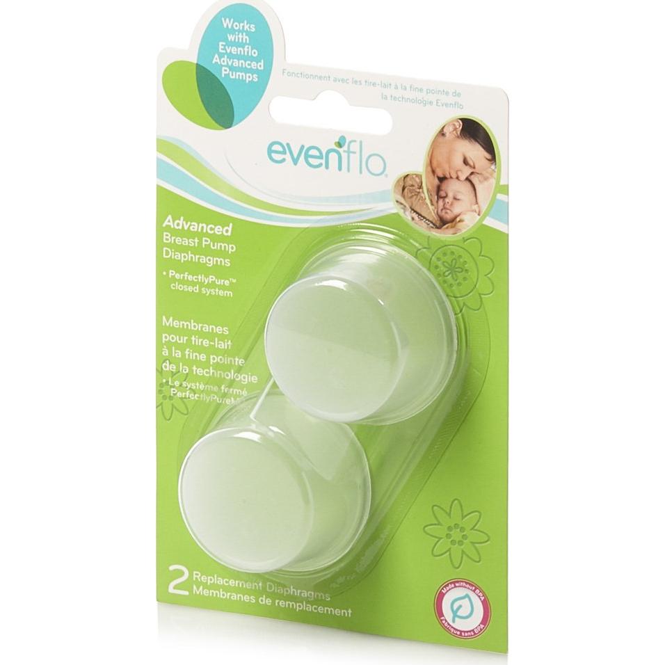 Diafragmas de Silicona Evenflo Feeding para Extractores de Leche - 2 Piezas