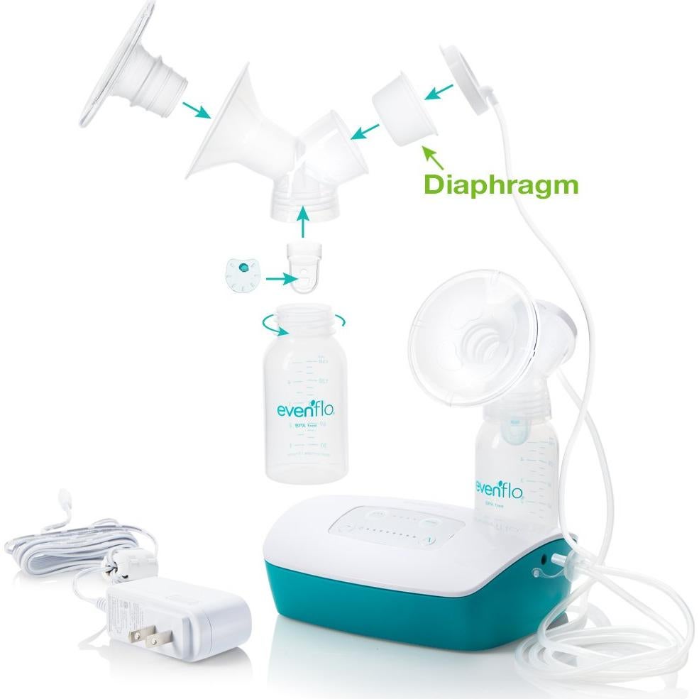 Diafragmas de Silicona Evenflo Feeding para Extractores de Leche - 2 Piezas