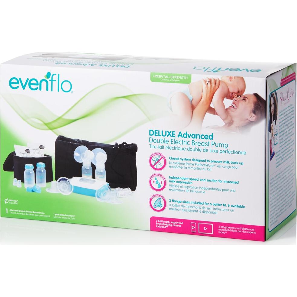 Bomba de Pecho Eléctrica Doble Evenflo Feeding con Sistema Cerrado