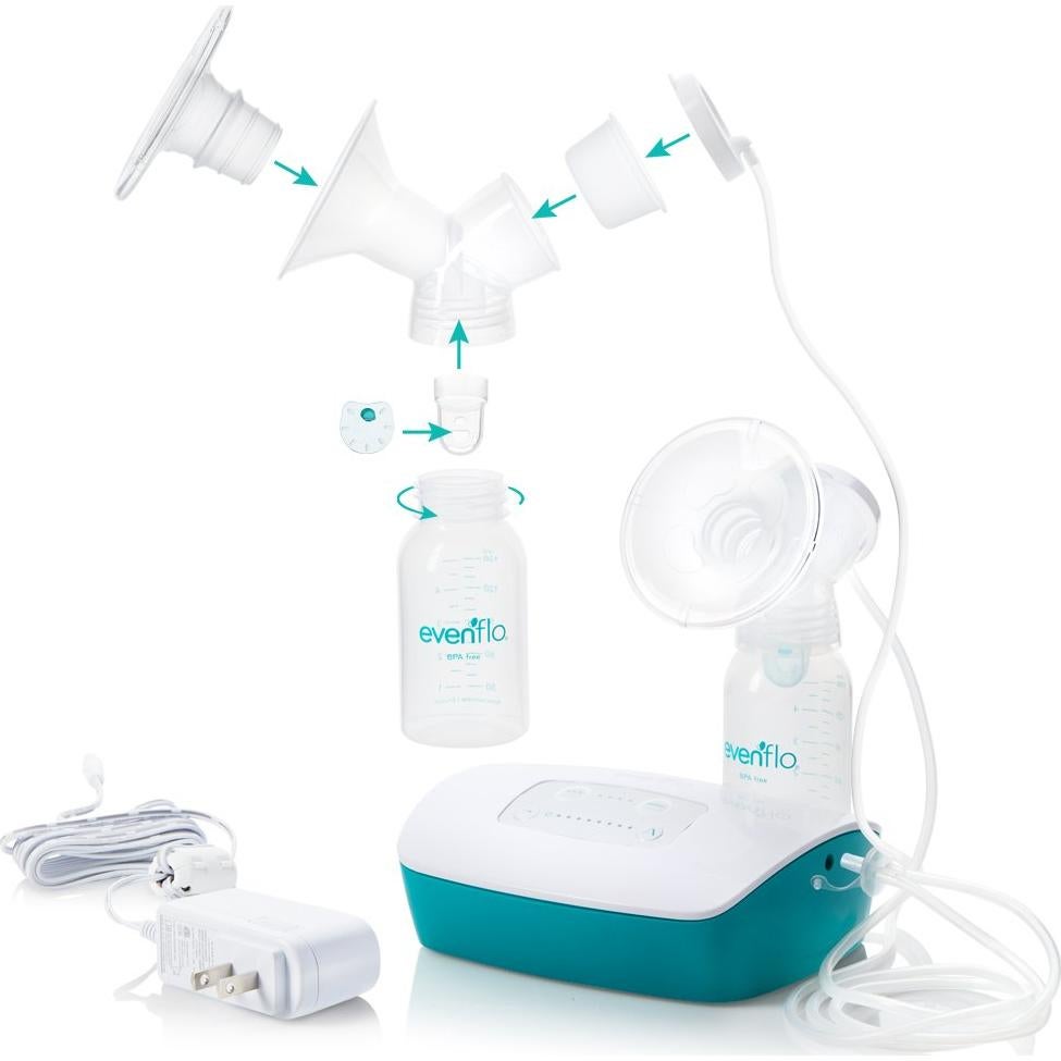 Bomba de Pecho Eléctrica Doble Evenflo Feeding con Sistema Cerrado