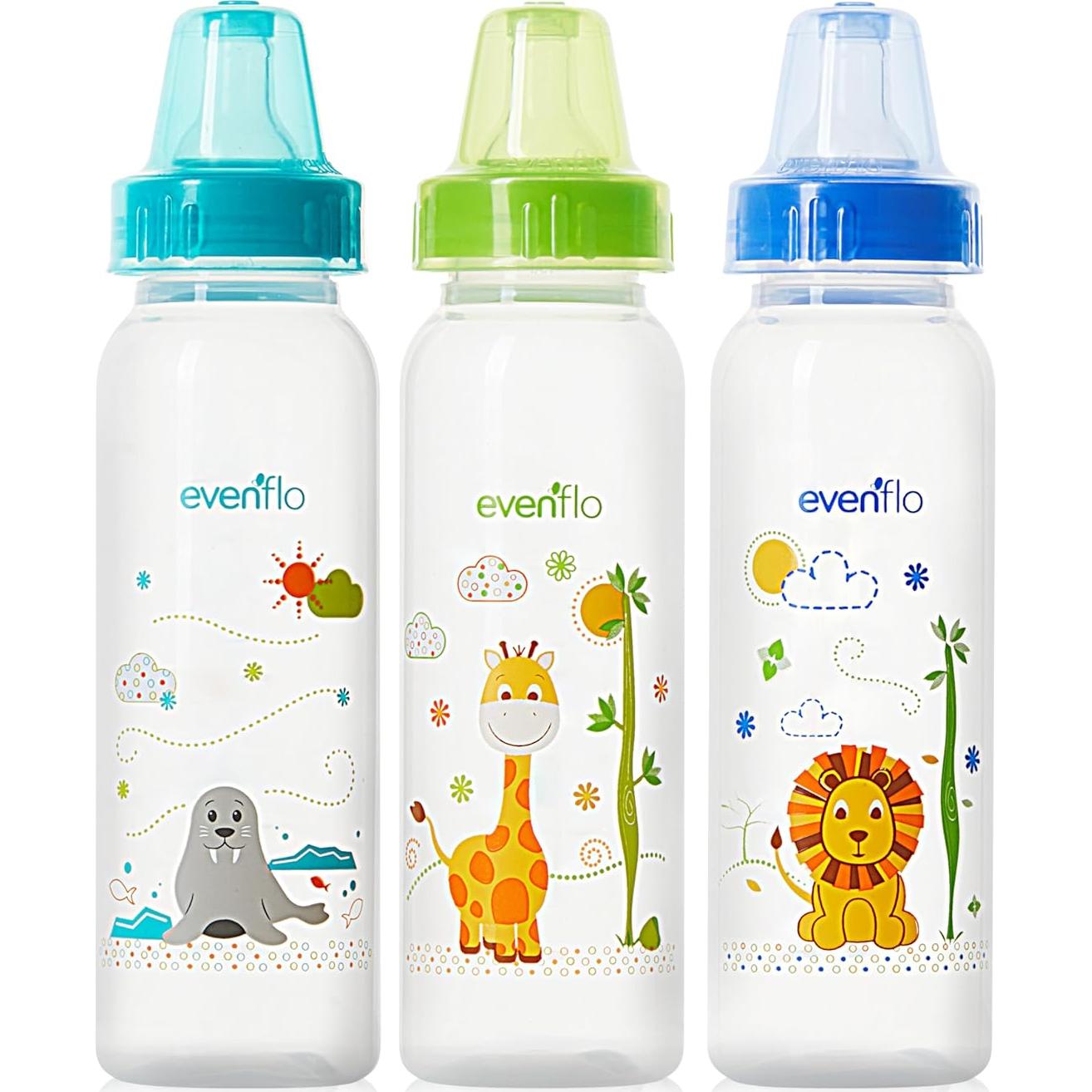 Botellas Estándar Evenflo Feeding 8 Oz Polipropileno - Paquete de 12