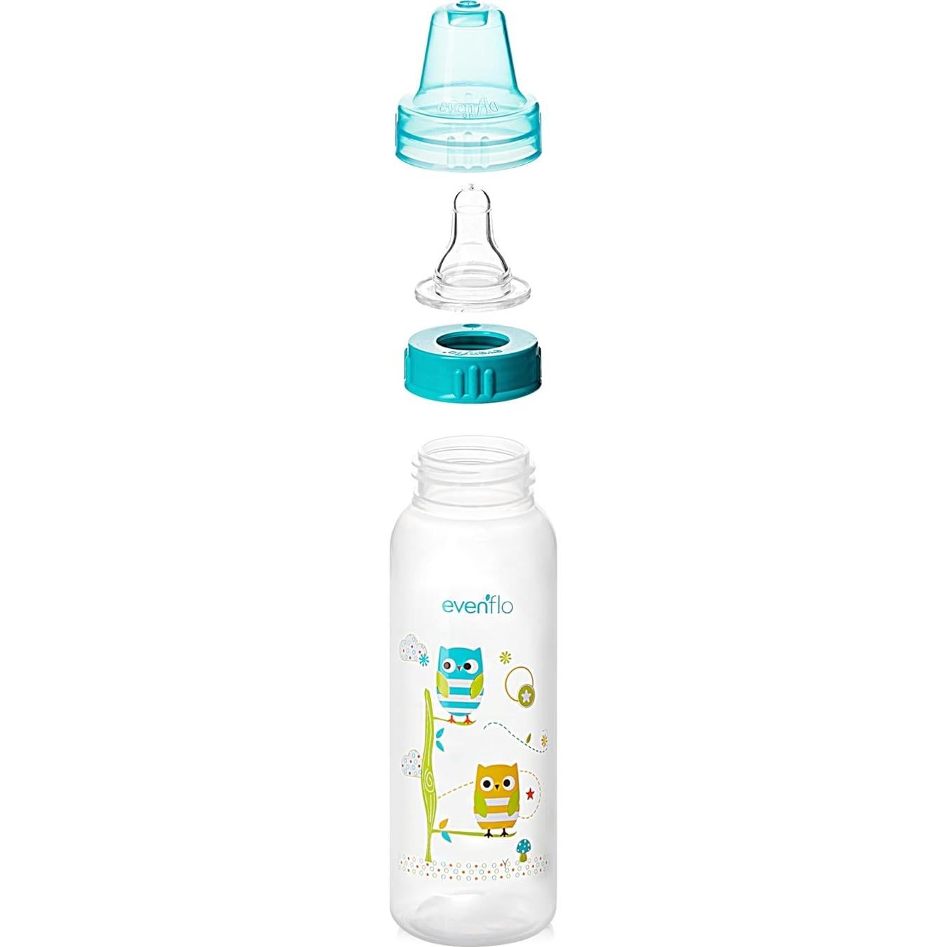 Botellas Estándar Evenflo Feeding 8 Oz Polipropileno - Paquete de 12