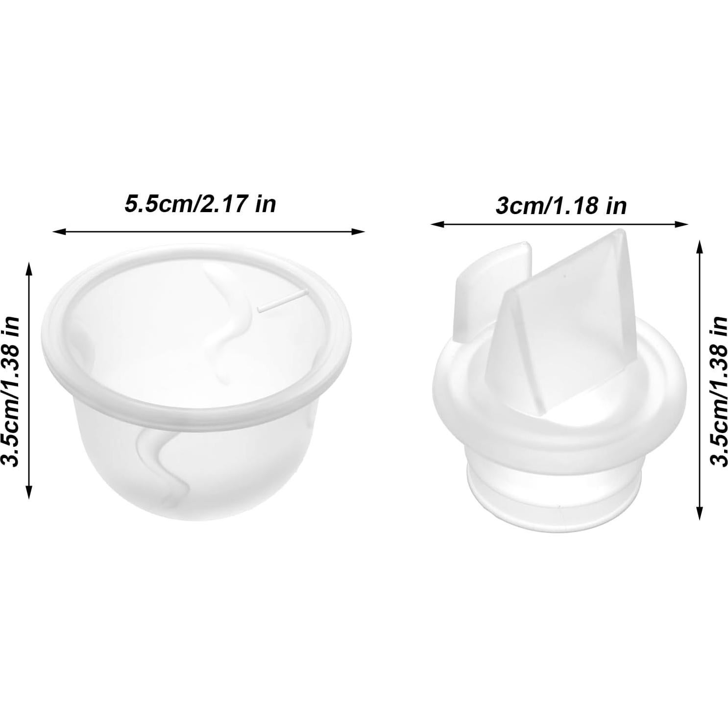 10 Accesorios para Extractores de Leche BOXOB - Silicona BPA Free