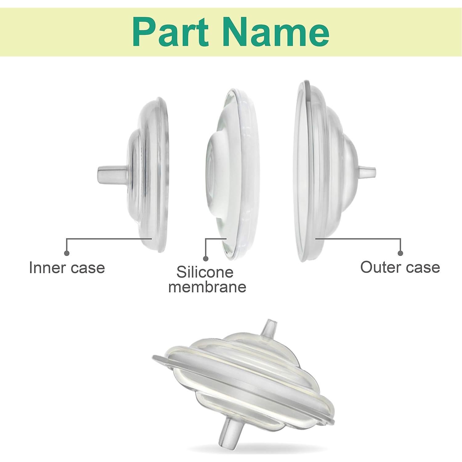 Protector de Retorno Maymom para Extractores Spectra S1 S2 9 Plus - 6 Piezas