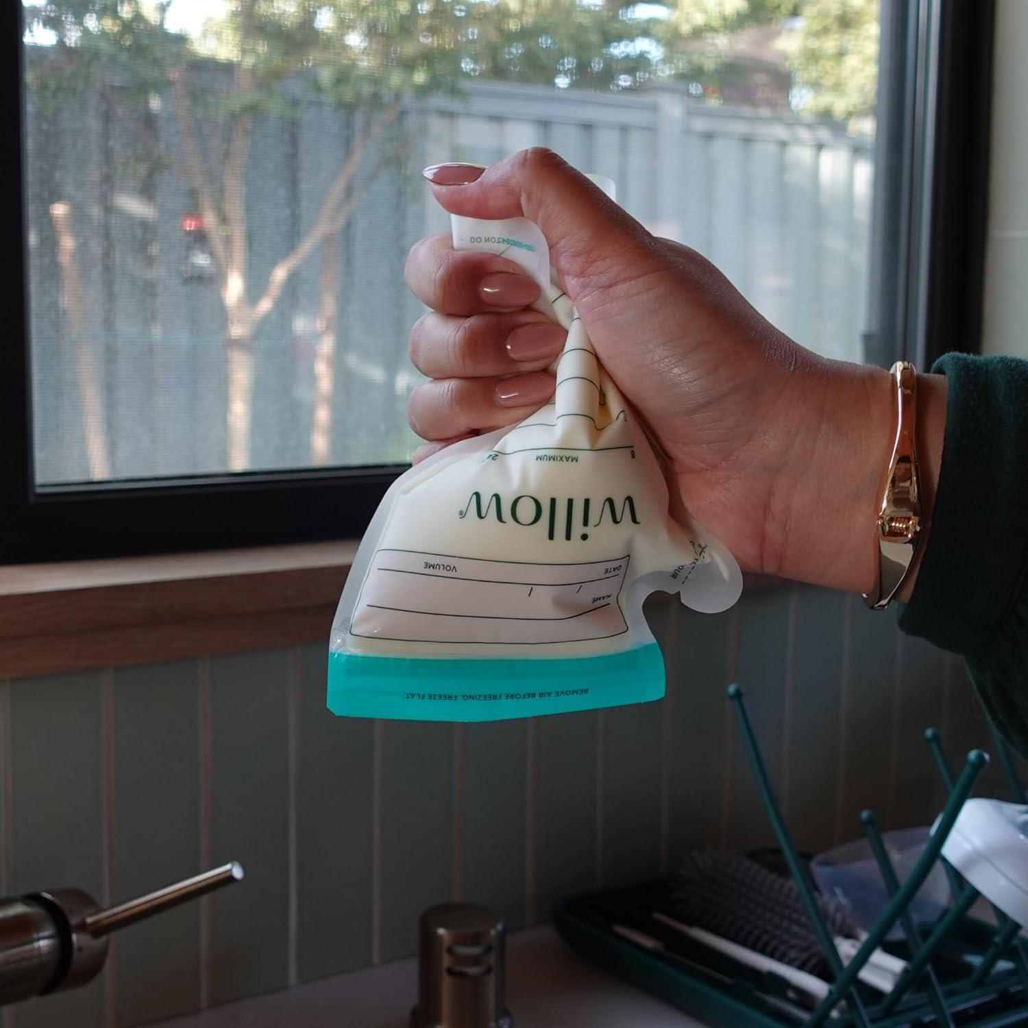 Bolsas de Almacenamiento de Leche Materna Willow 8oz 100ct